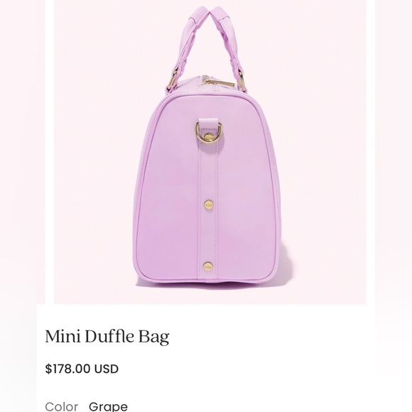 🌟🌟NWT🌟🌟Stoney Clover Lane Grape Mini Duffle in factory sealed plastic wrap - Picture 3 of 8